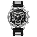 Relógio masculino fashion pulseira de silicone analógico